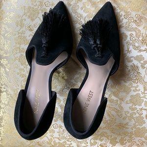7.5 Nine West tassel heels